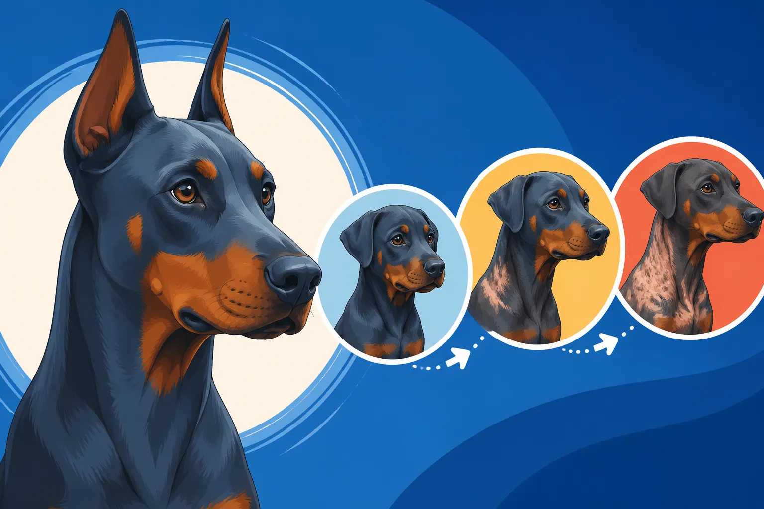 The Age a Blue Doberman Starts Losing Hair