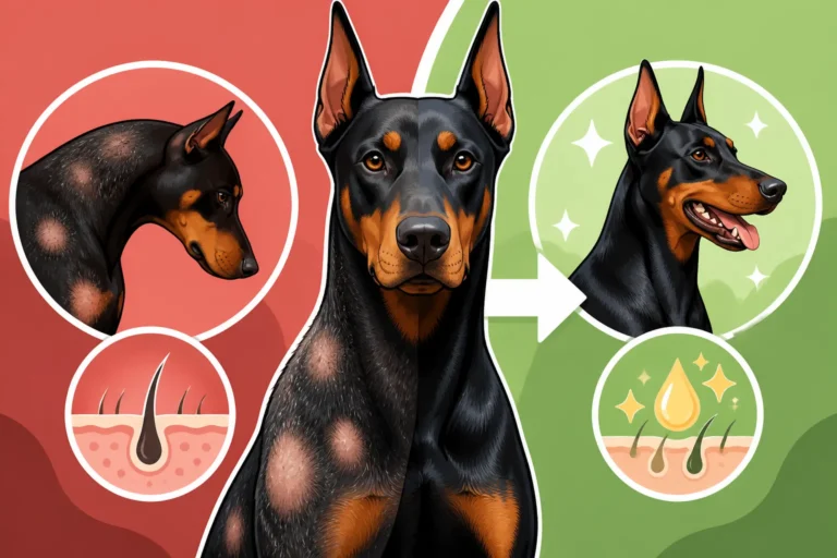 Whether Coat Loss in a Doberman Can Be Treated