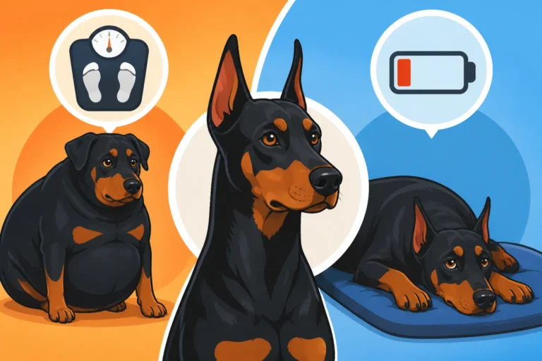 Weight Gain and Low Energy in a Doberman