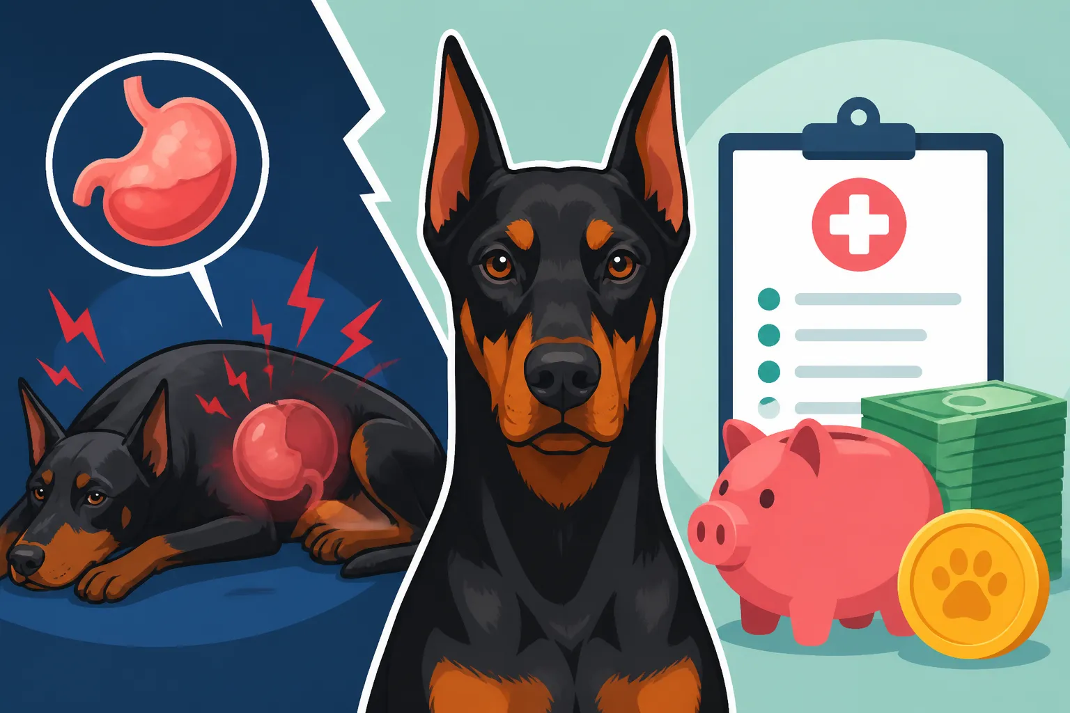 What Bloat Surgery Costs a Doberman Owner