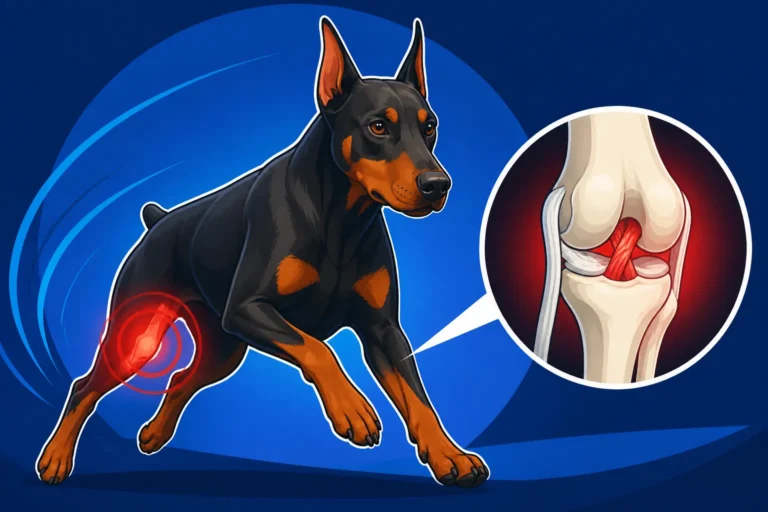 Cruciate Injury in an Athletic Doberman