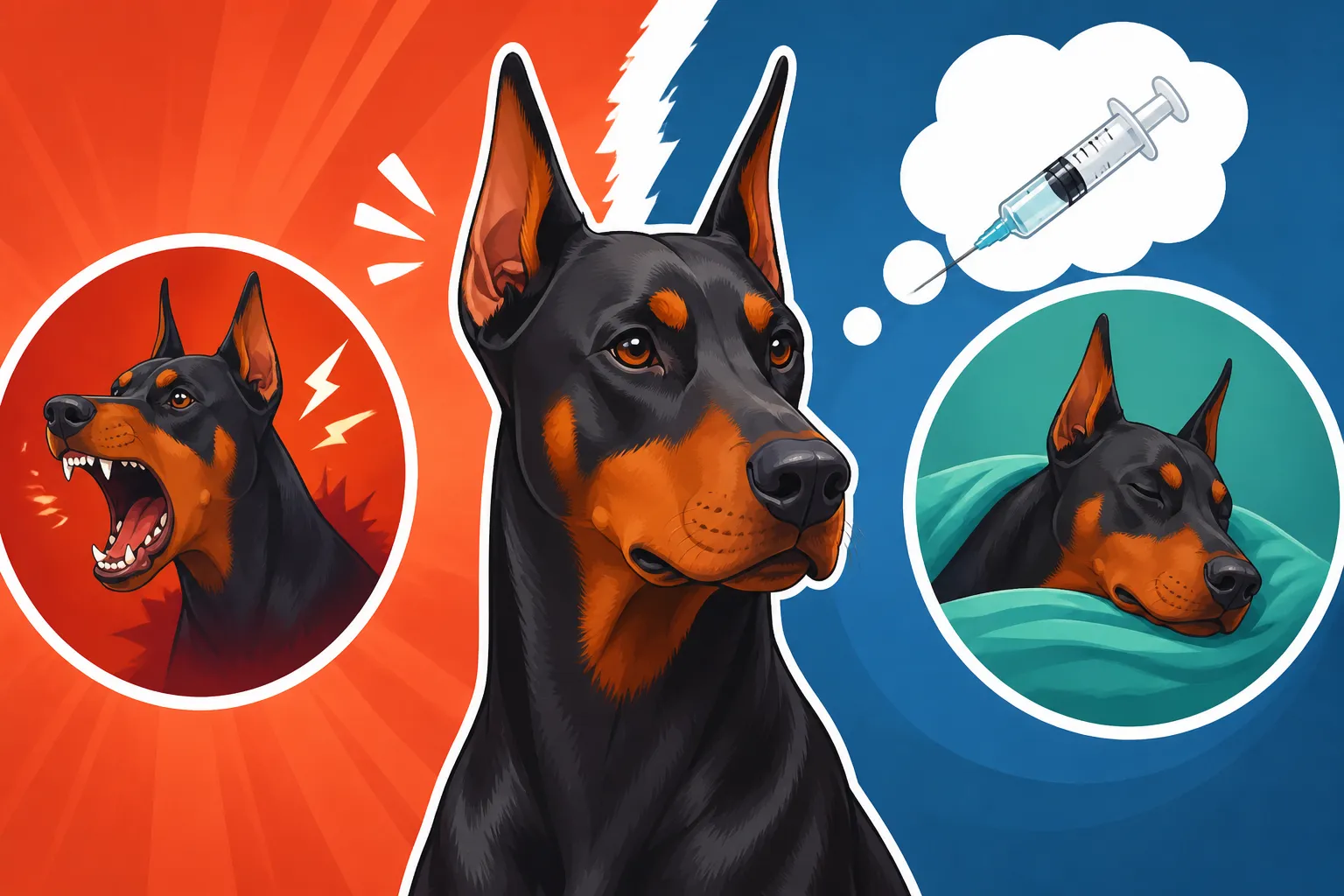 Whether Dobermans React Badly to Sedation