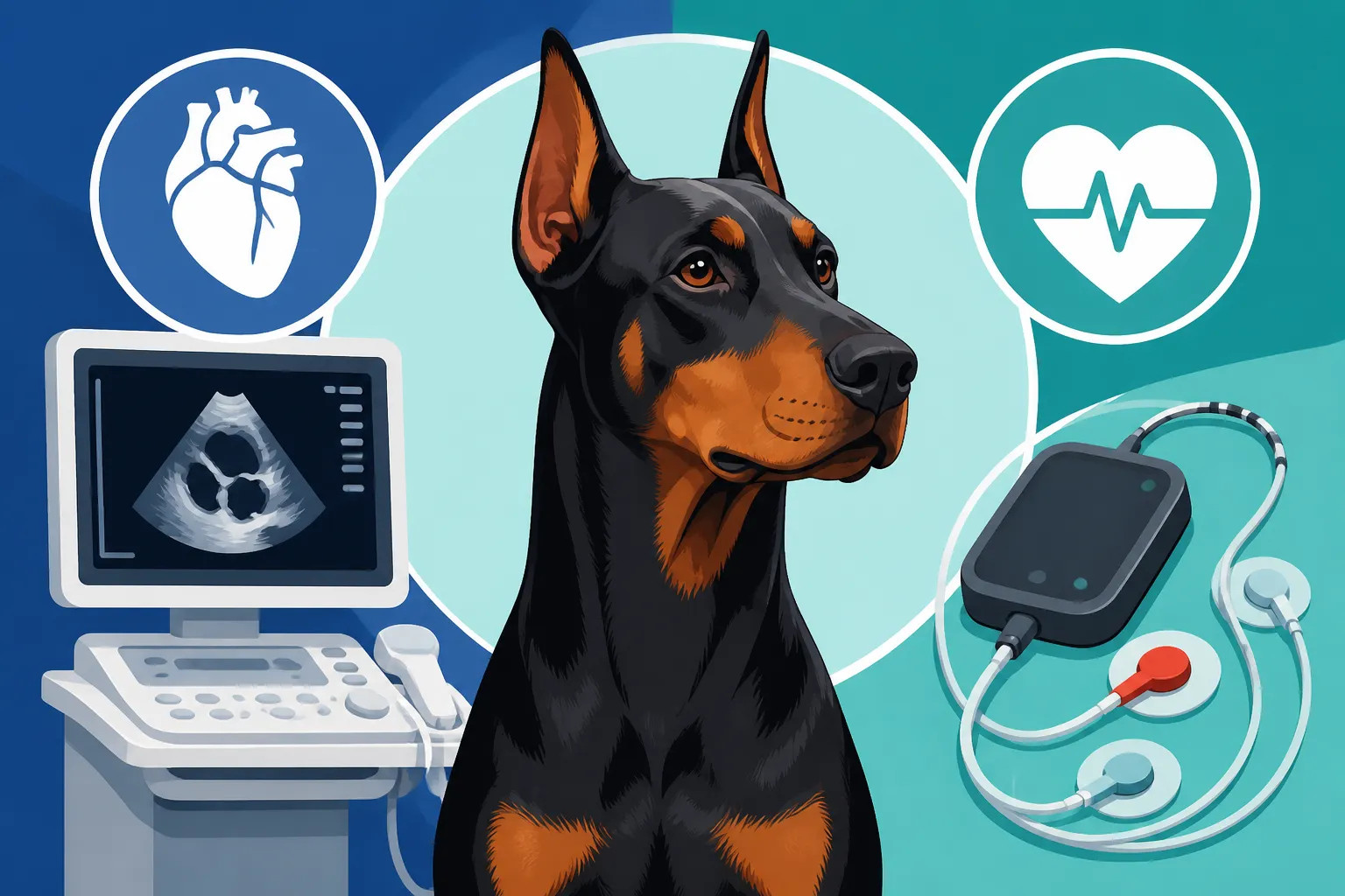 Annual Echo and Holter Screening for a Doberman