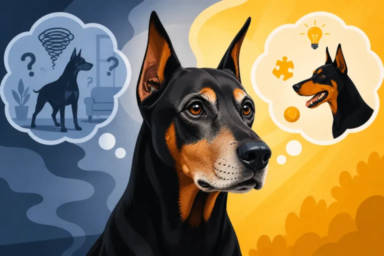 Cognitive Change in an Old Doberman