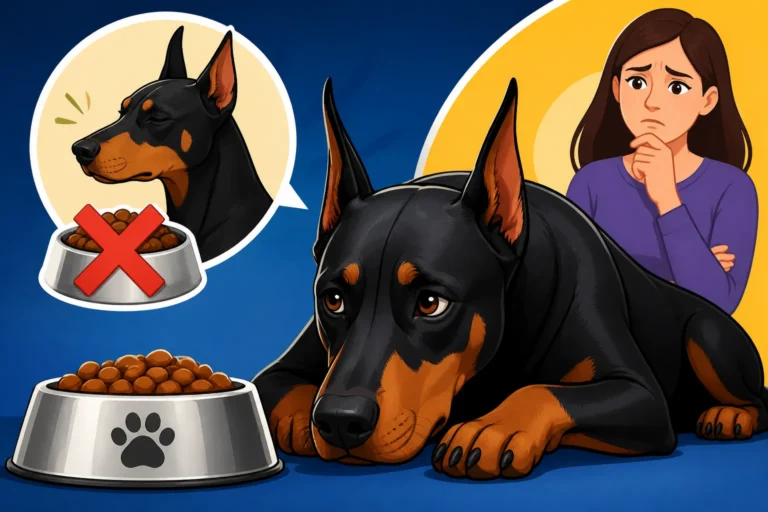 A Doberman That Suddenly Stops Eating
