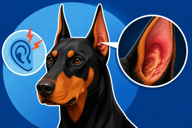 Chronic Ear Infections in a Cropped Doberman