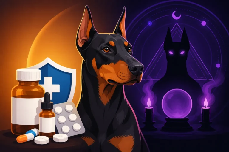 Medication for a Doberman in the Occult Phase
