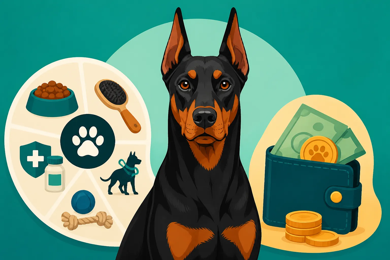 What a Doberman Costs Month to Month