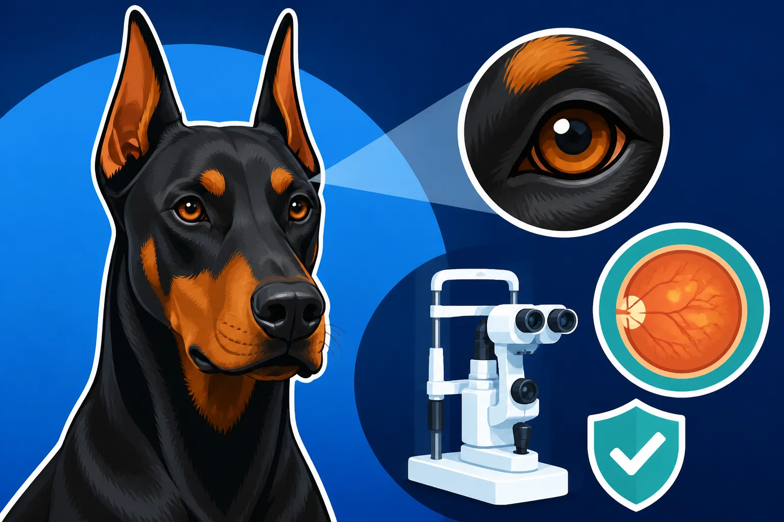 Doberman Eye Testing and PRA