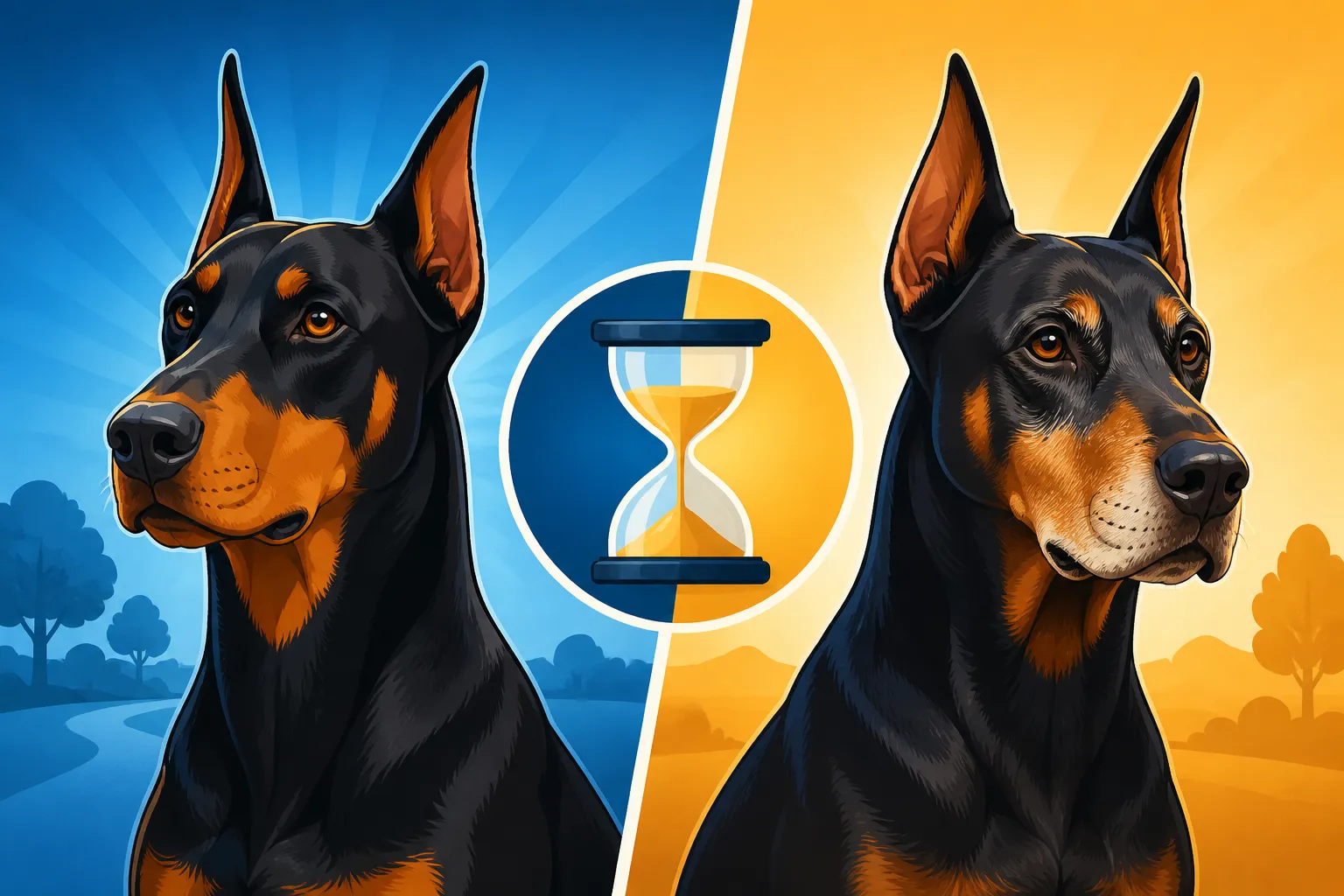 Whether European Dobermans Live Longer