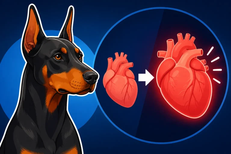 How a Doberman Heart Enlarges Before Symptoms