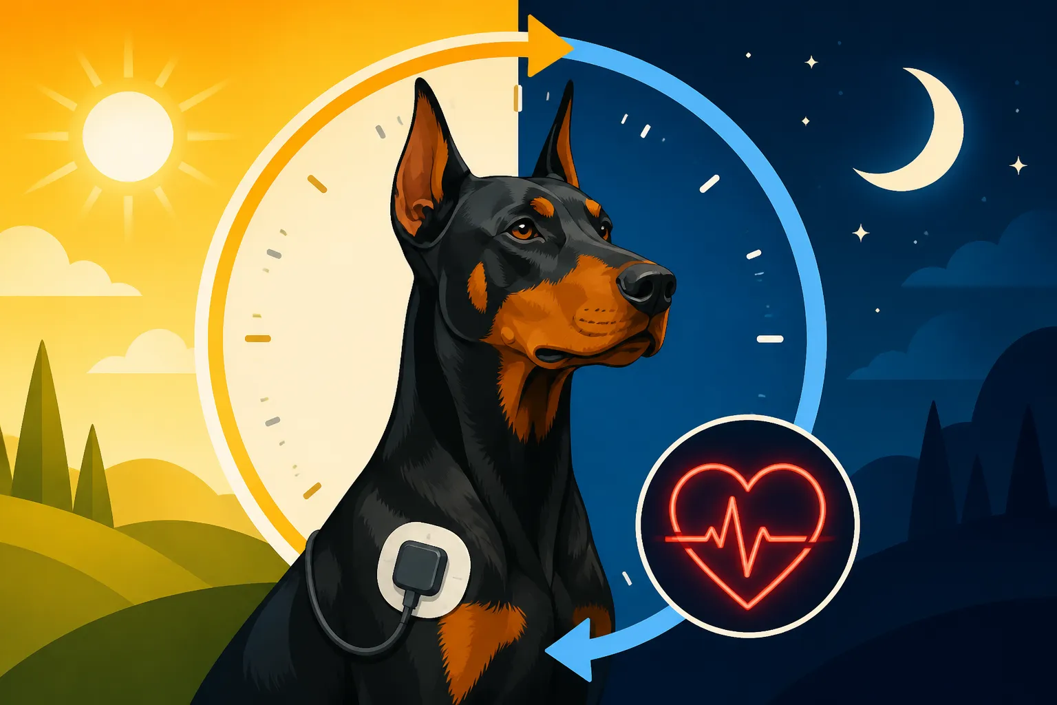 Twenty-Four Hours of Holter on a Doberman
