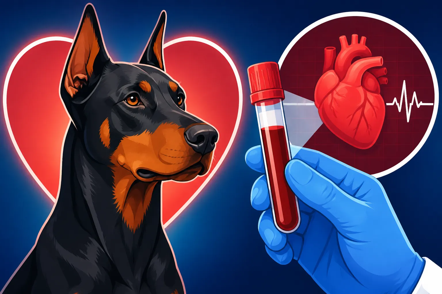 The Blood Test That Flags a Doberman Heart