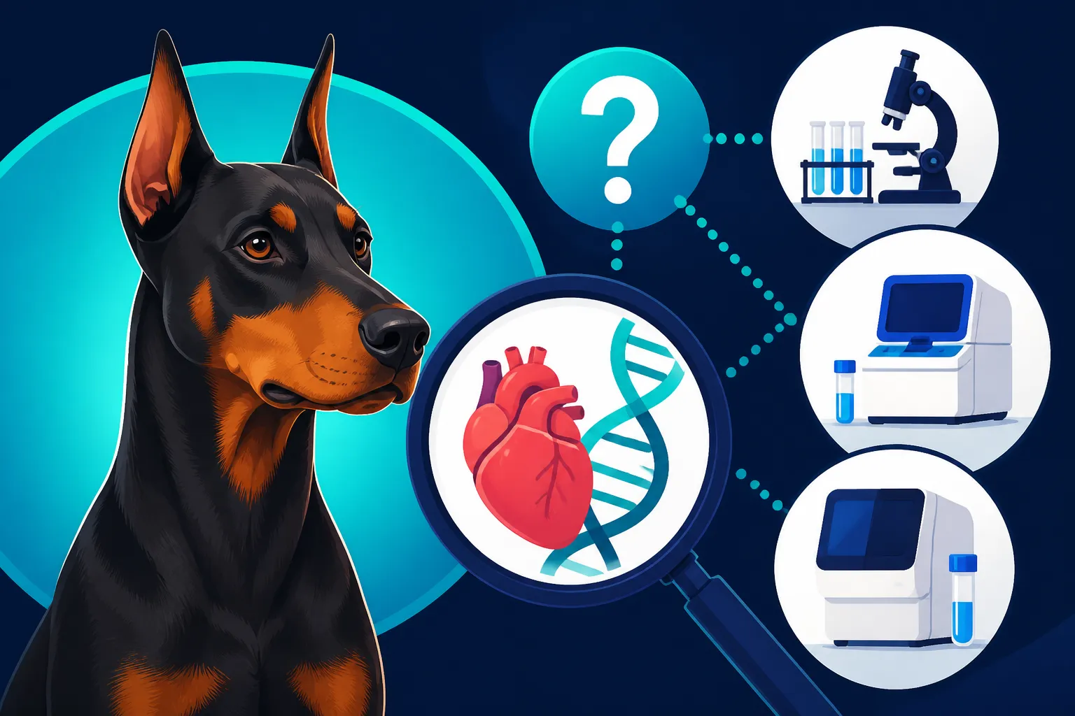 Which Labs Run Doberman Heart Gene Tests