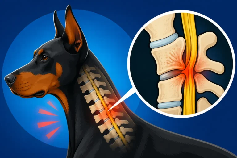 Why Doberman Neck Vertebrae Compress the Cord