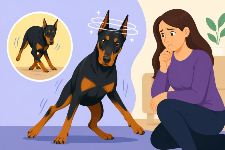 Living With a Doberman That Cannot Walk Straight