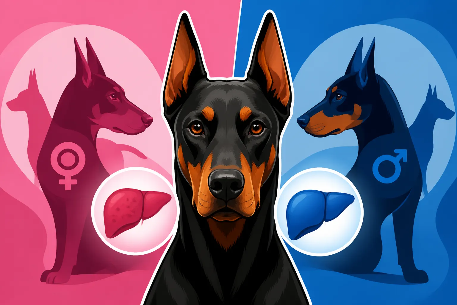 Whether Doberman Hepatitis Hits Females Harder