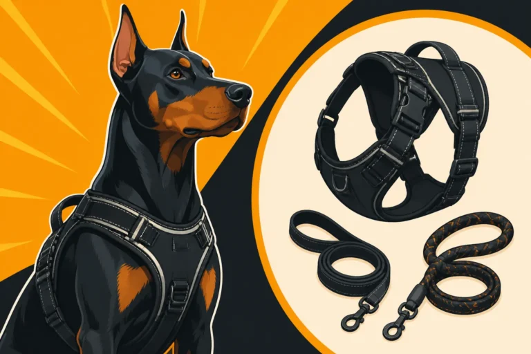Harnesses and Leads for a Strong Doberman