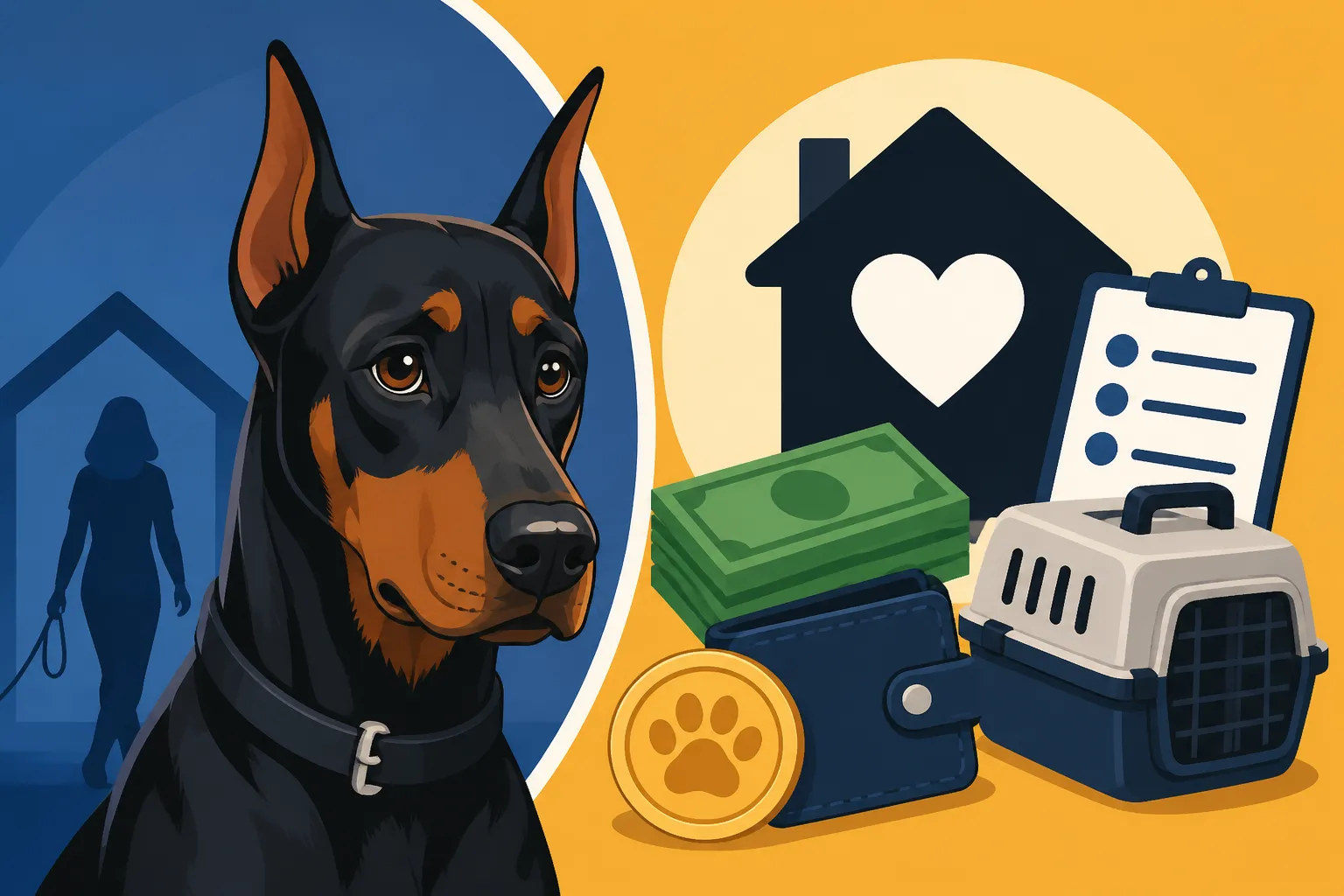 Costs of Rehoming a Doberman You Cannot Keep