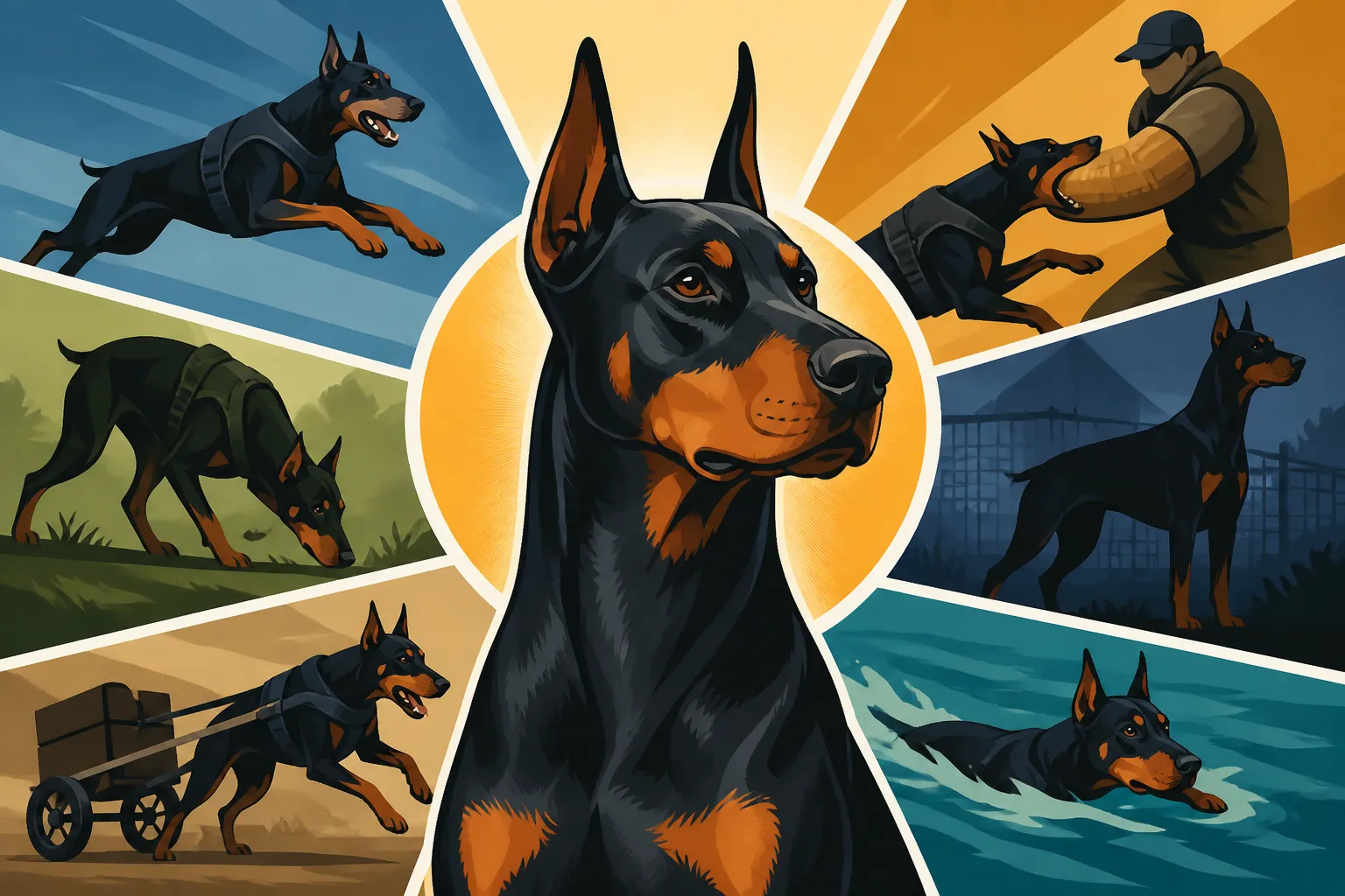 The Working Sports a Doberman Was Built For