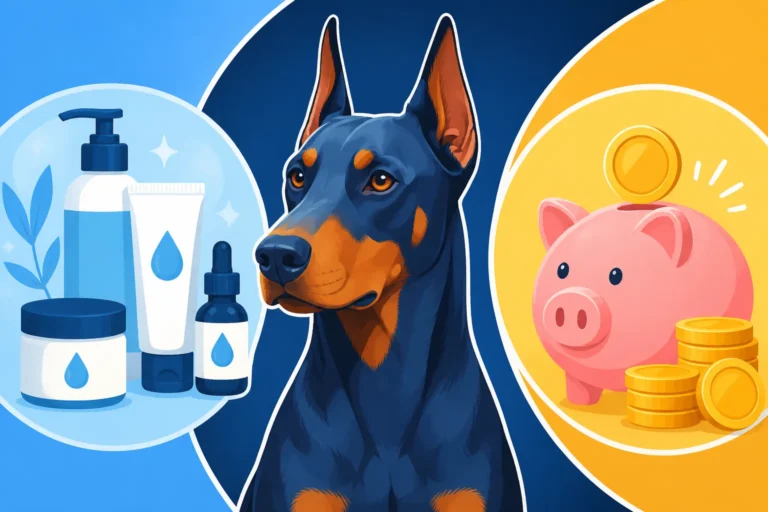Skin Care Costs for a Blue Doberman