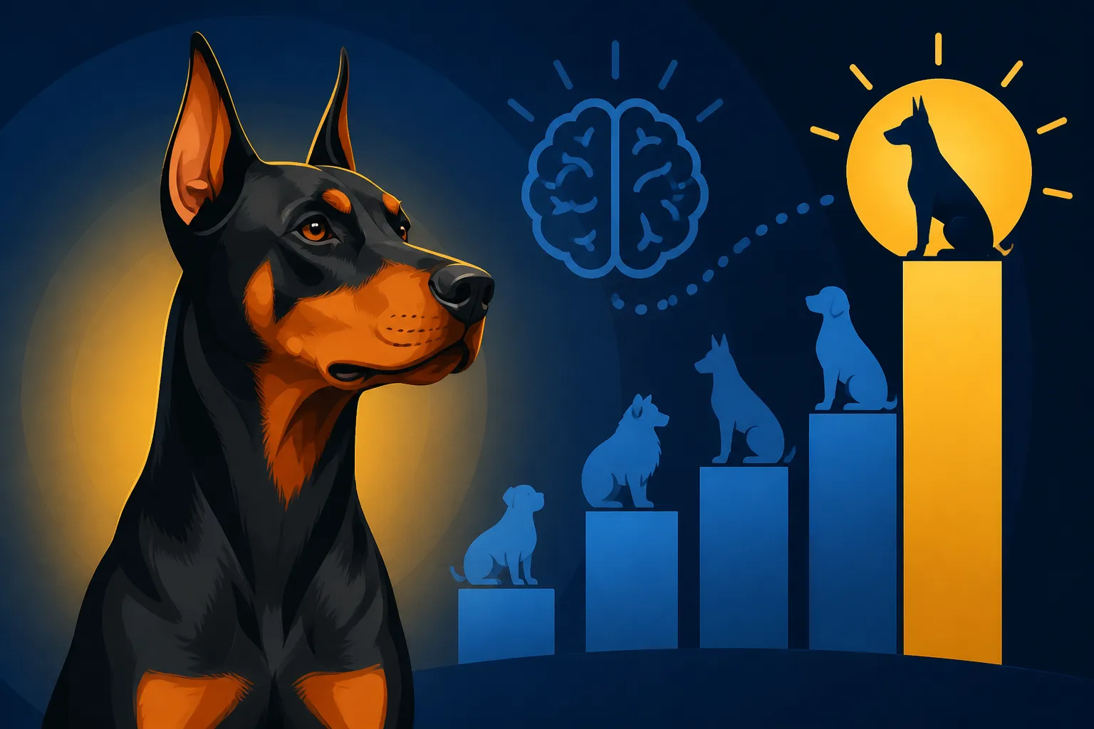 Where the Doberman Sits in Intelligence Rankings