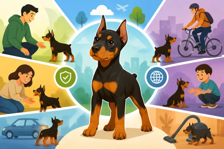 Why a Doberman Puppy Must Meet the World Early