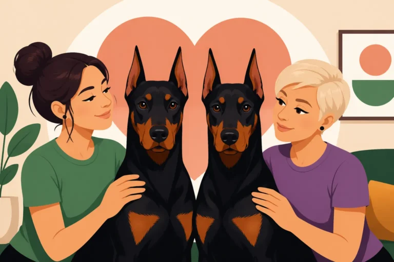 Same-Sex Doberman Households