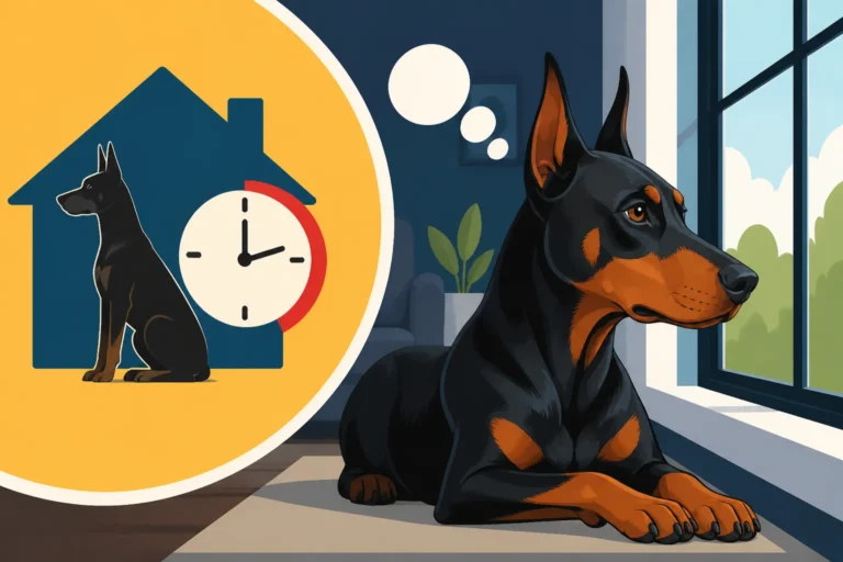 Hours a Doberman Can Be Left Alone
