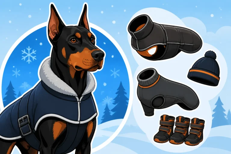 Winter Coats and Cold-Weather Gear for a Doberman