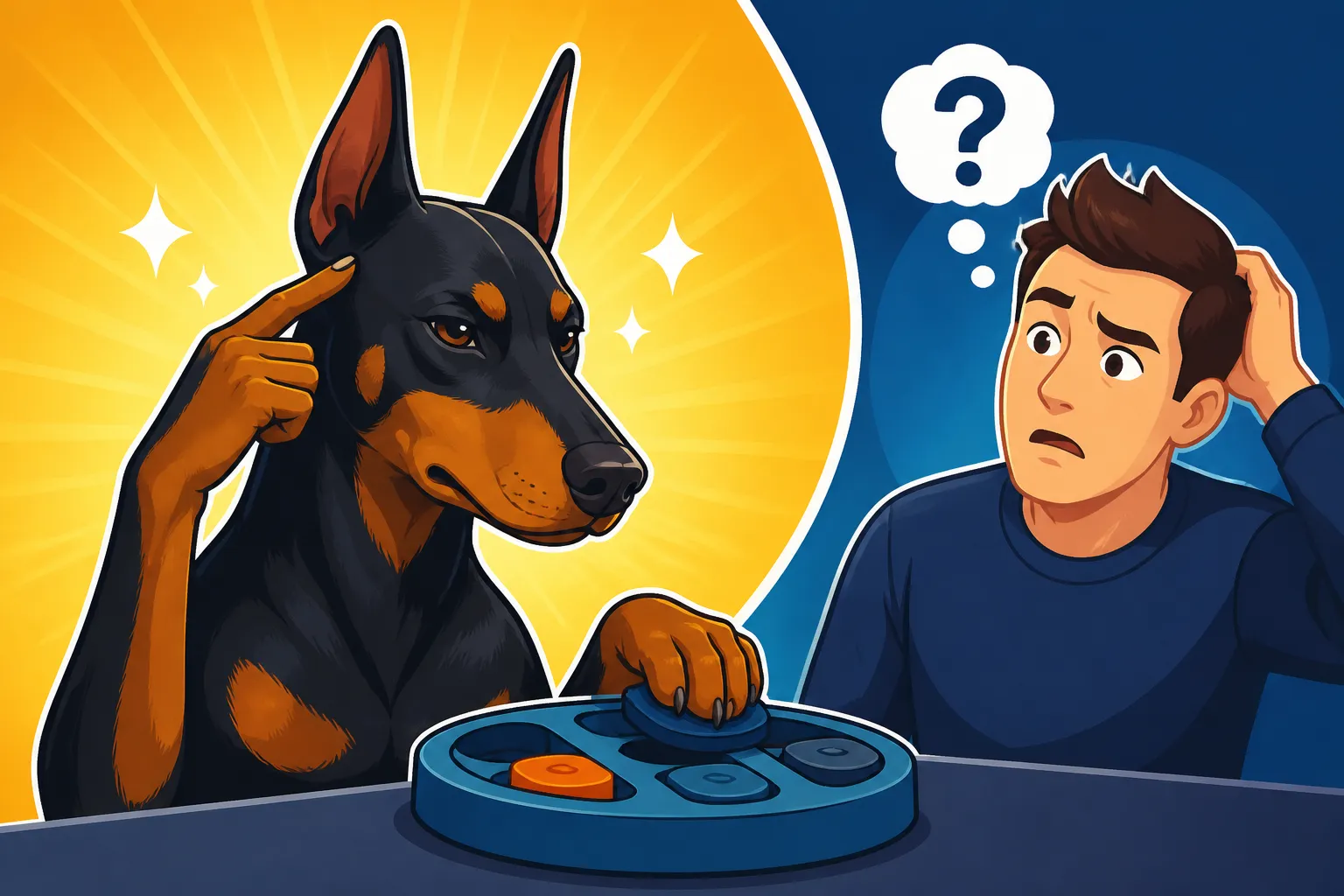 Whether a Doberman Outsmarts Its Owner