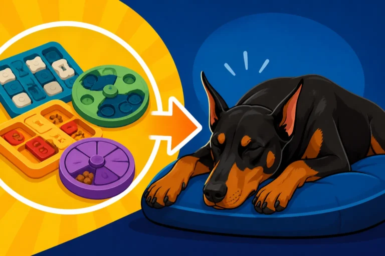 Puzzle Work That Actually Tires a Doberman
