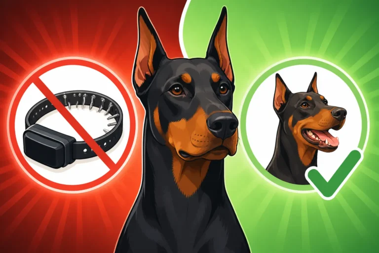 Whether an E-Collar Belongs on a Doberman