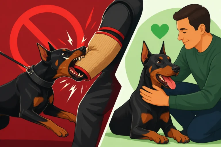 Why Bite Work Is Wrong for a Pet Doberman