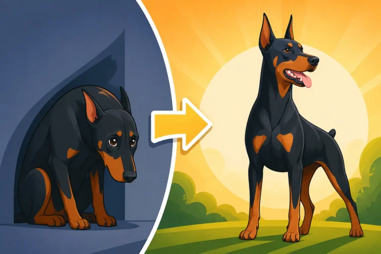 Whether a Shy Doberman Can Be Built Up
