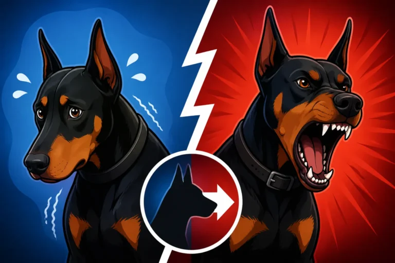 Whether a Nervous Doberman Becomes Aggressive