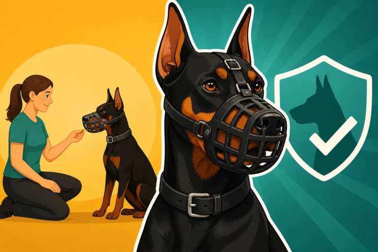 Muzzle Training a Doberman Before It Is Needed