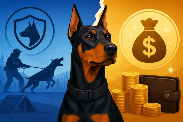 Whether a Working-Line Doberman Costs More