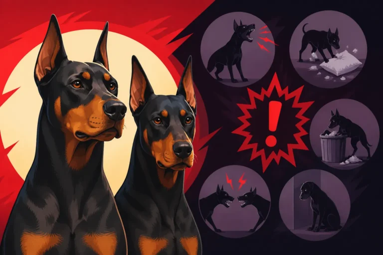 Two Female Dobermans and What Can Go Wrong