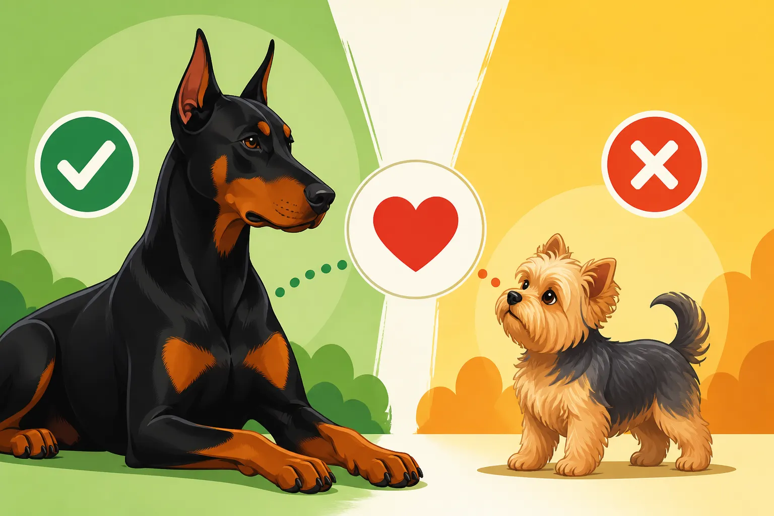 Whether a Doberman Tolerates Small Dogs