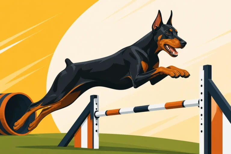 Agility With a Doberman's Long Frame