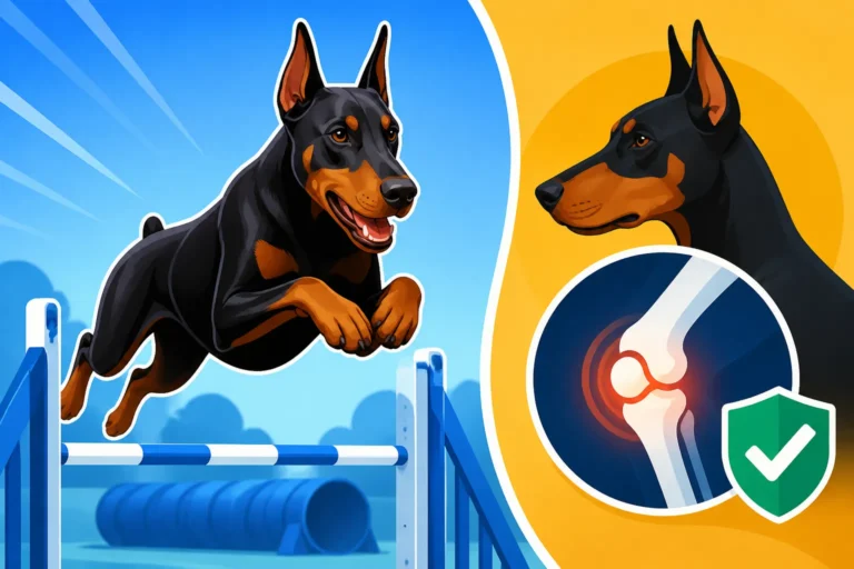Whether Agility Suits a Doberman's Joints