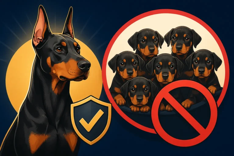 How Long a Tested Doberman Litter Is Booked Out