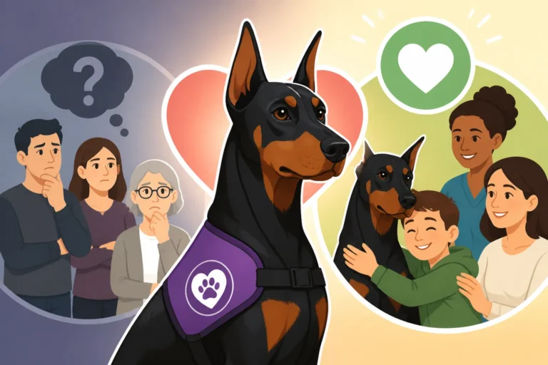Whether Anyone Accepts a Doberman as a Therapy Dog