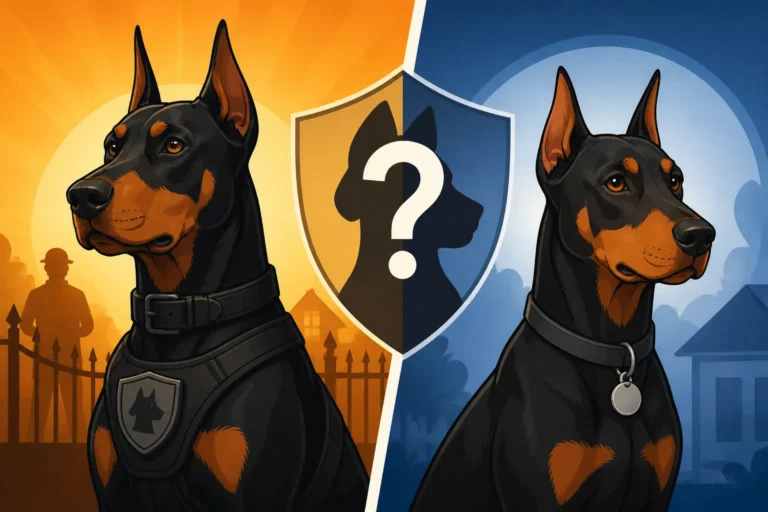 Whether a Neutered Doberman Guards Less