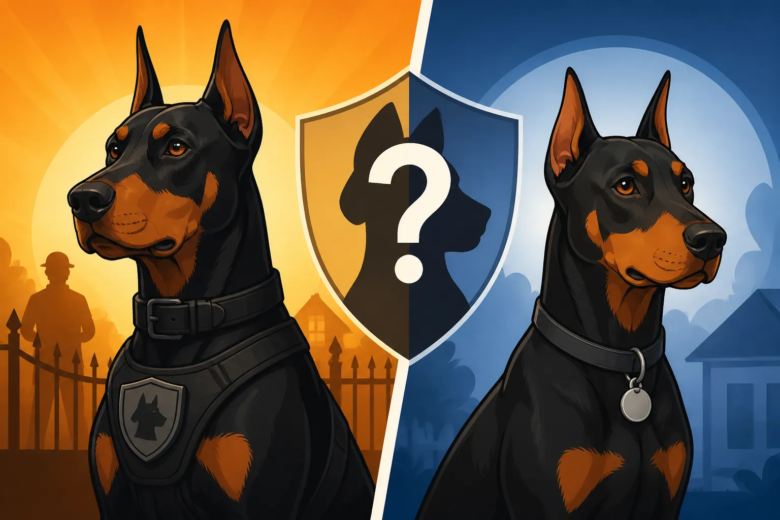 Whether a Neutered Doberman Guards Less