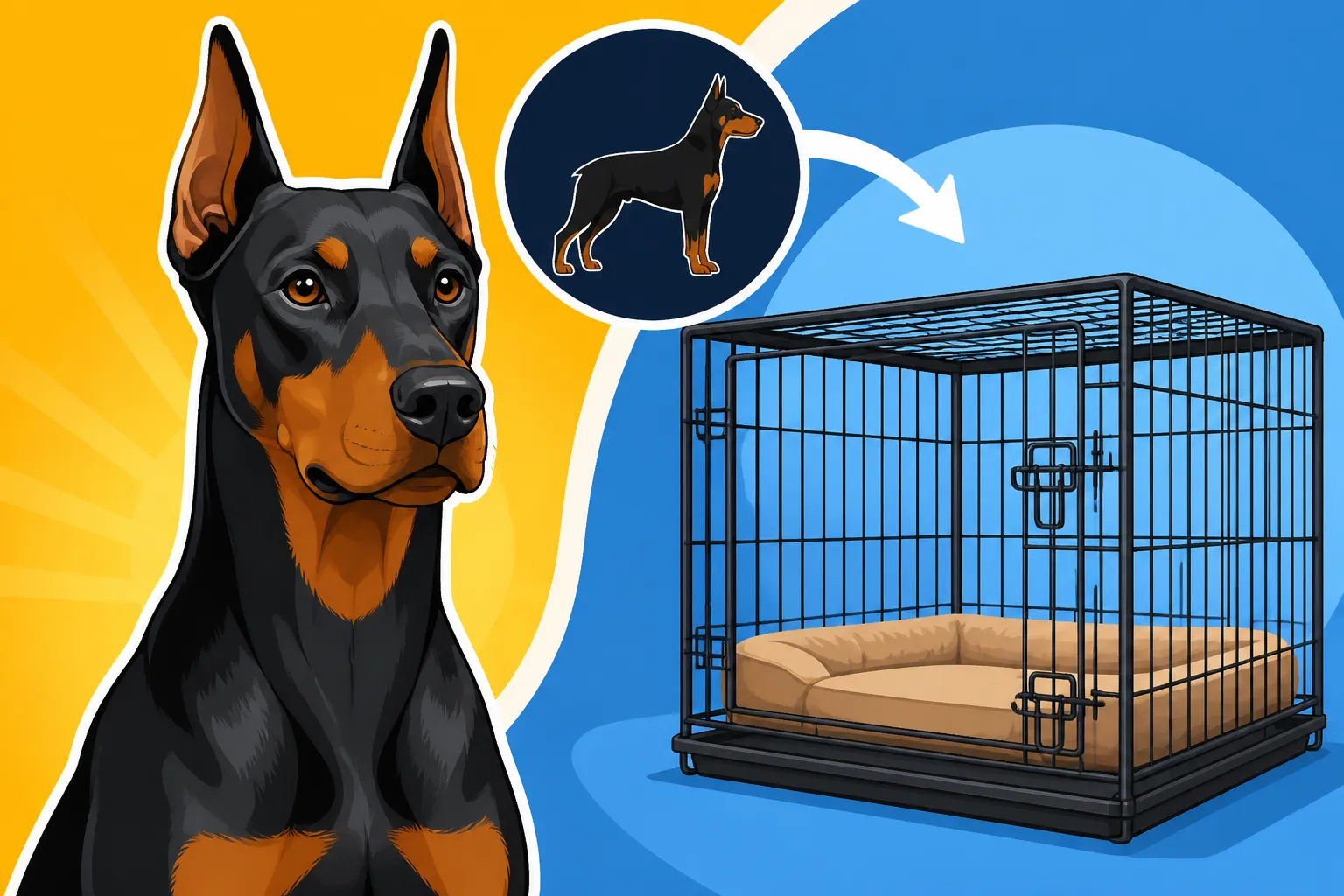 Choosing a Crate for a Doberman