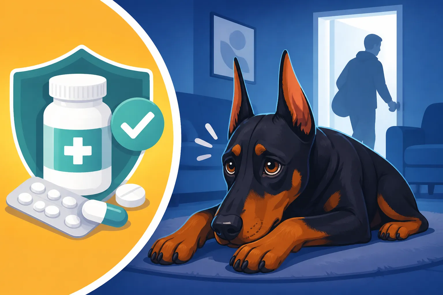 Medication for a Doberman With Separation Distress