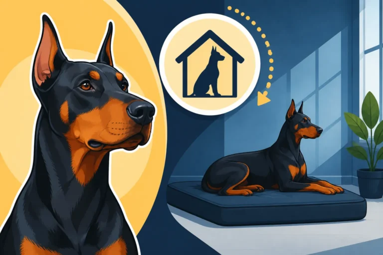 Building a Doberman's Alone Time From Minutes
