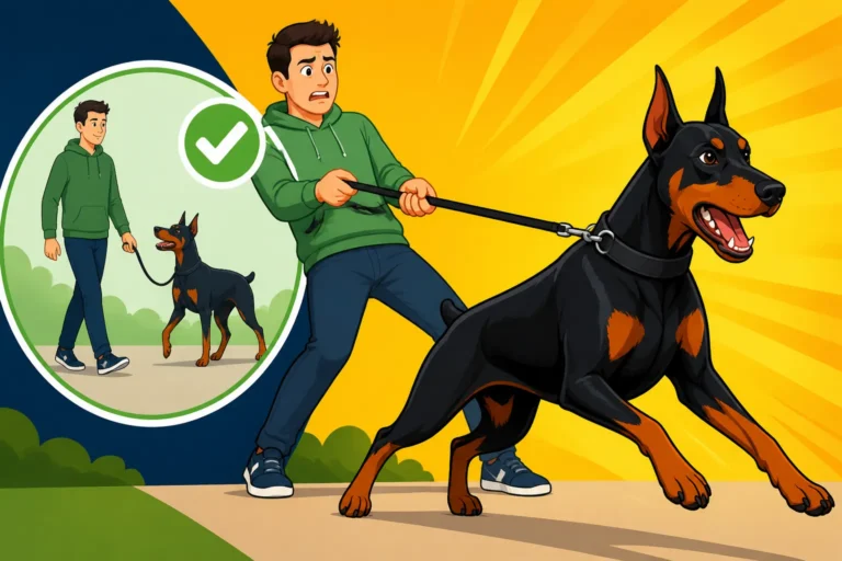 Stopping a Doberman From Pulling You Over